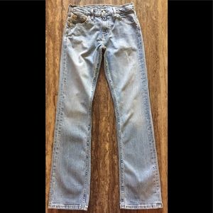 levis 527 blue stone